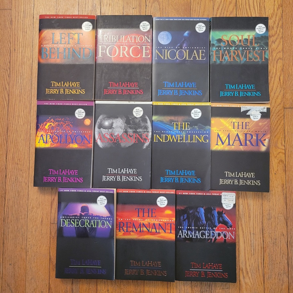 11 Left Behind Books Series Jenkins LaHaye End Times Gift‎ Prophecy SC 1-11